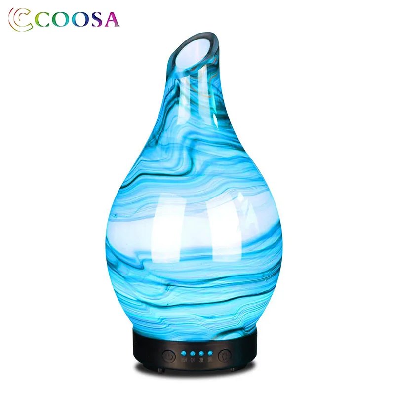 Coosa Ultrasonic Air Humidifier 100ml Essential Oil Diffuser Glass Cover 7 Color Changing Lights for Bedroom Office Desk Gift
Coosa Ultrasonic Air Humidifier 100ml Essential Oil Diffuser Glass Cover 7 Color Changing Lights for Bedroom Office Desk Gift