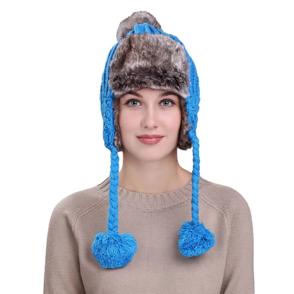 Зимняя шапка горячая распродажа шерстяная шапочка теплая женская Лыжная Толстая