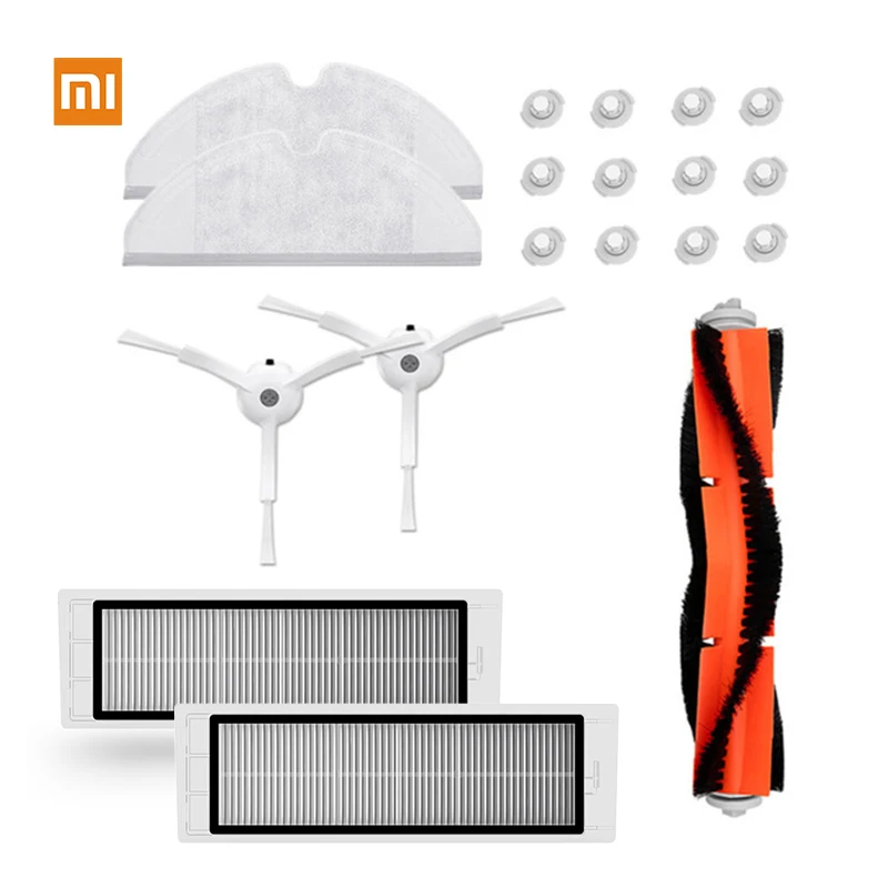 Оригинальный Roborock Xiaomi Робот Запчасти для пылесоса комплект боковая щетка HEPA