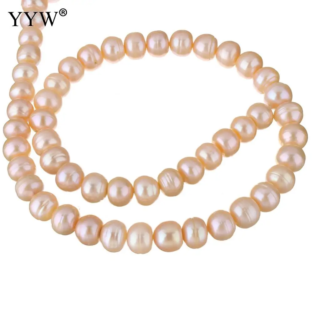 Cultured Potato Freshwater Pearl Beads Natural Pink 9-10mm Approx 0.8mm Sold Per Approx 15.7 Inch Strand
Cultured Potato Freshwater Pearl Beads Natural Pink 9-10mm Approx 0.8mm Sold Per Approx 15.7 Inch Strand
