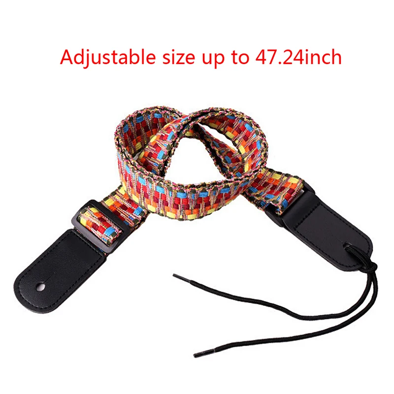 1PCS Retro Braided Cotton Guitar Straps Belt PU Leather Adjustable Length For Ukulele Guitar
1PCS Retro Braided Cotton Guitar Straps Belt PU Leather Adjustable Length For Ukulele Guitar