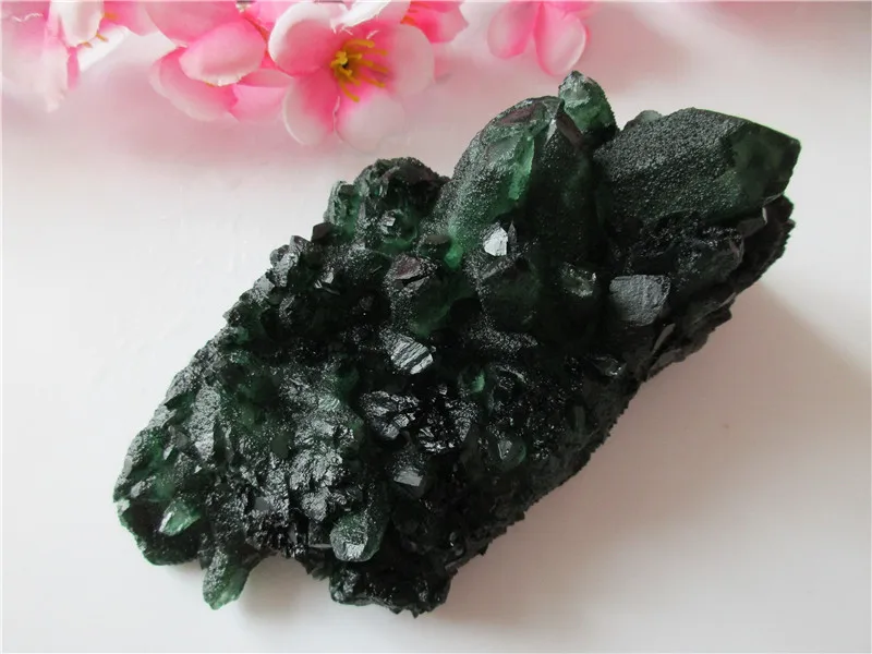 Unique Natural Green Crystal Cluster Skeletal Quartz Point Wand Mineral Healing Crystal Druse Vug Specimen Natural Stone
Unique Natural Green Crystal Cluster Skeletal Quartz Point Wand Mineral Healing Crystal Druse Vug Specimen Natural Stone