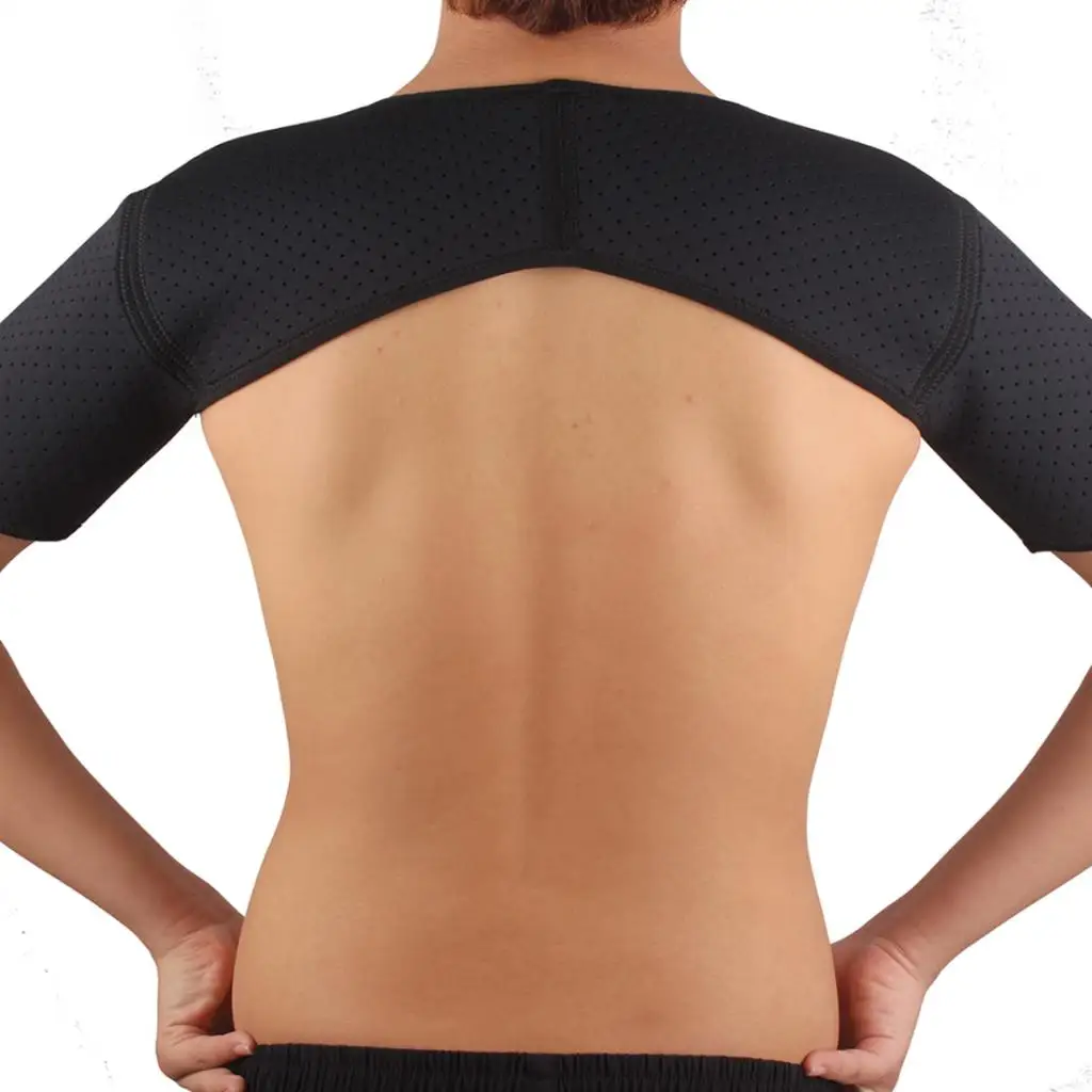 Double Shoulder Protector Brace Support Strap Compression Wrap Band Shoulder Joint Pain Soreness Relief Sleeve
Double Shoulder Protector Brace Support Strap Compression Wrap Band Shoulder Joint Pain Soreness Relief Sleeve