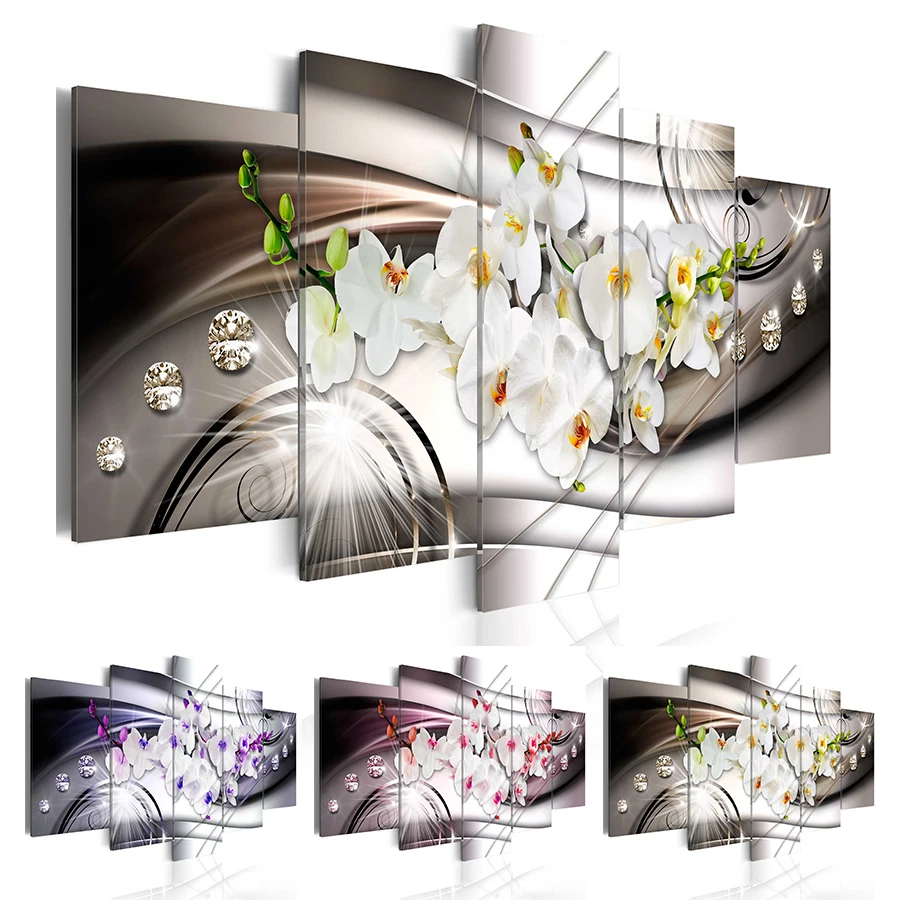 2019 5 Pcs/set Diamond Flowers Purple Lilies Wall Art Decoration Abstract Modern Flowers Canvas Painting Gifts for Love No Frame 
2019 5 Pcs/set Diamond Flowers Purple Lilies Wall Art Decoration Abstract Modern Flowers Canvas Painting Gifts for Love No Frame
