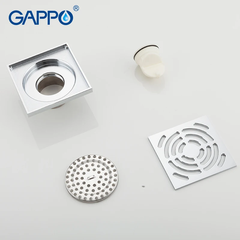 GAPPO Drains Anti-odor bathroom floor drain strainer shower floor drains brass bathroom drainers waste stoppers
GAPPO Drains Anti-odor bathroom floor drain strainer shower floor drains brass bathroom drainers waste stoppers