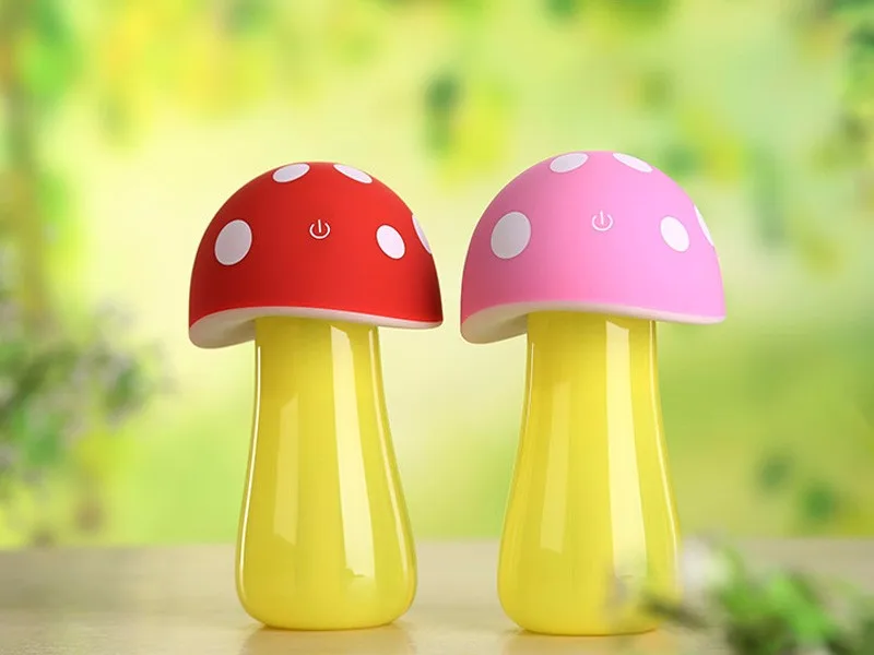 Ultrasonic Cool Mist Humidifier USB Mushroom Aroma LED Night Light Mist Discharge Cute Air Diffuser Atomizer for Home
Ultrasonic Cool Mist Humidifier USB Mushroom Aroma LED Night Light Mist Discharge Cute Air Diffuser Atomizer for Home