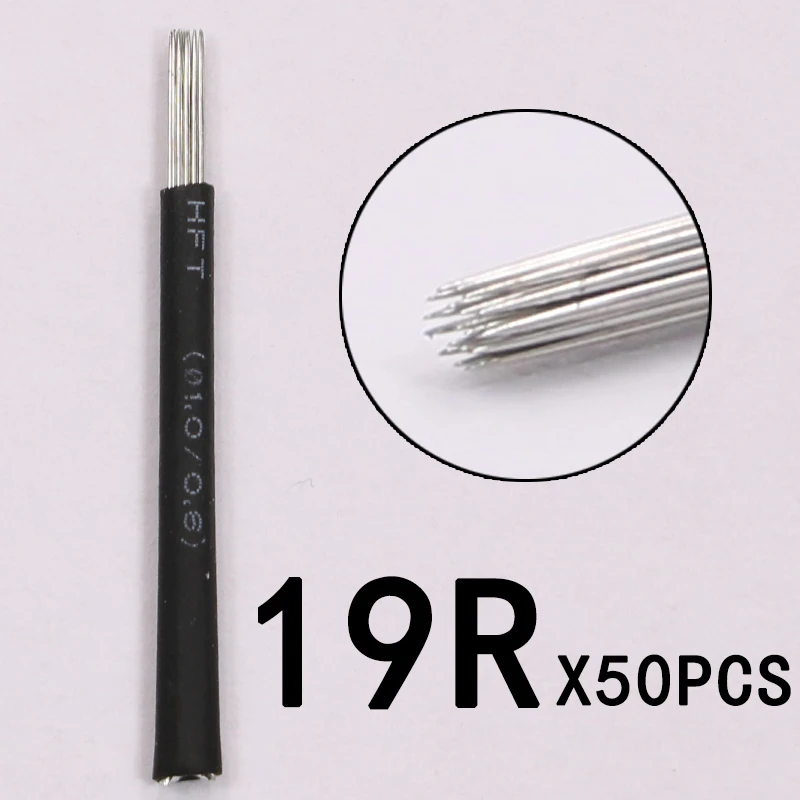 50 pcs black 19 Round needles for manual pen permanent makeup manual fog pen needle 19 Round Needles fog eyebrow pen needles
50 pcs black 19 Round needles for manual pen permanent makeup manual fog pen needle 19 Round Needles fog eyebrow pen needles