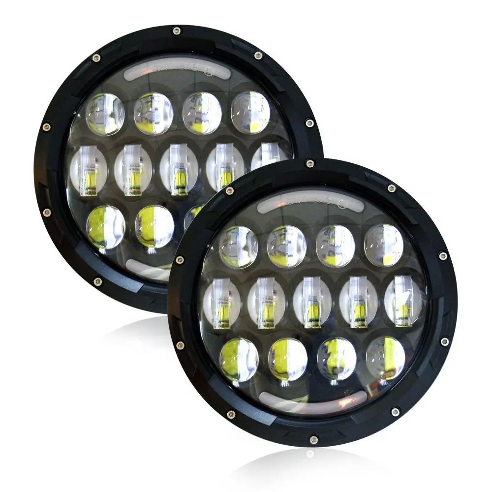 Светодиодный налобный фонарь 7 дюймов 78 Вт 2 шт.|light for|high beam lightsjeep wrangler light |