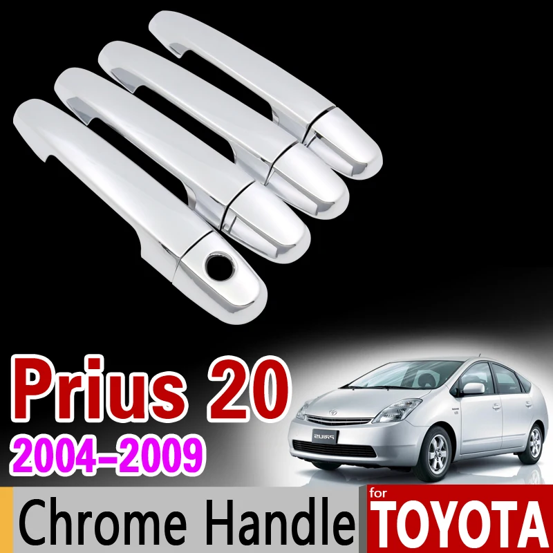 for Toyota Prius 20 2004 - 2009 Chrome Handle Cover Trim Set xw20 Touring 2005 2006 2007 2008 Accessories Stickers Car Styling
for Toyota Prius 20 2004 - 2009 Chrome Handle Cover Trim Set xw20 Touring 2005 2006 2007 2008 Accessories Stickers Car Styling