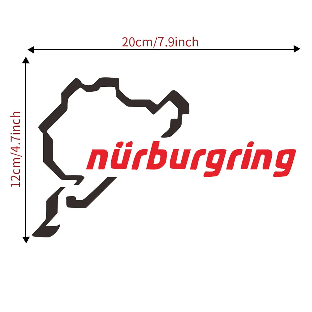 Автомобильная наклейка s The Racing Track стикер Нюрбургринг забавное окно автомобиль
