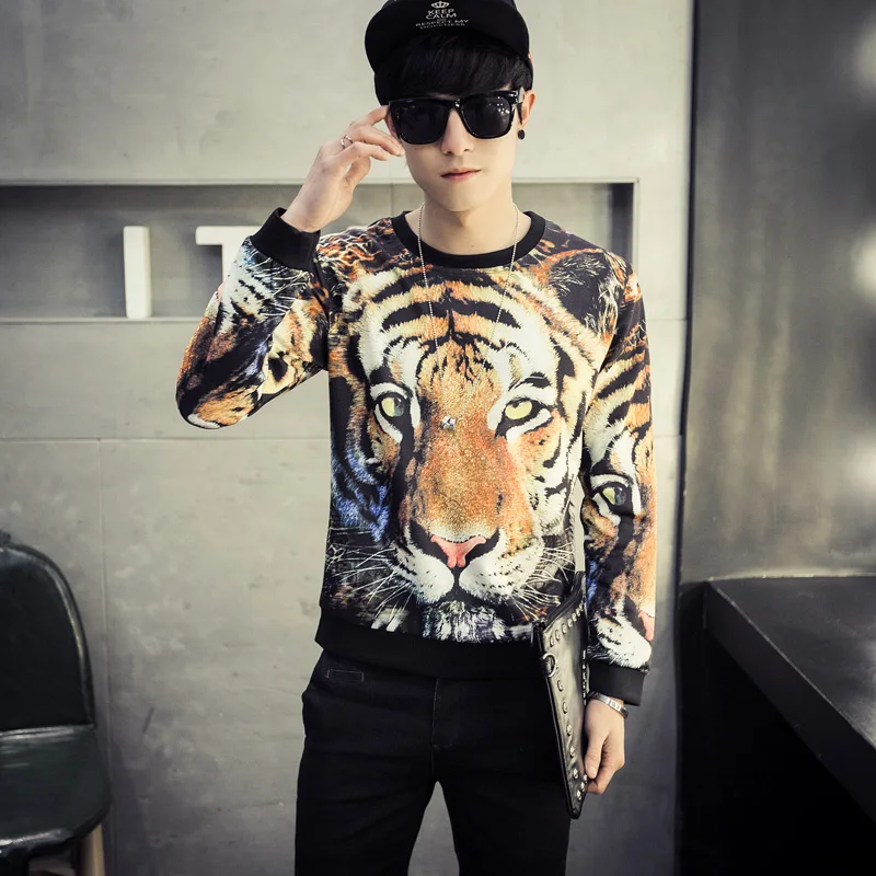 Europe Designs Mens Boys T Shirt 2d Tiger Print Long Sleeve Men Tops Tee Shirts Male Plus Size 5XL Hip Hop Dance t-shirt Man
Europe Designs Mens Boys T Shirt 2d Tiger Print Long Sleeve Men Tops Tee Shirts Male Plus Size 5XL Hip Hop Dance t-shirt Man
