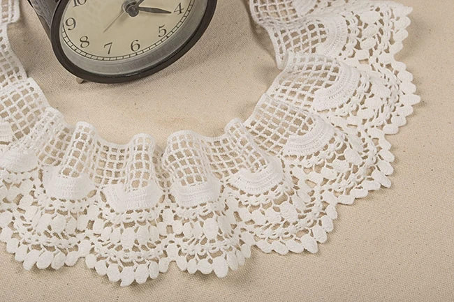 ZAKKA water soluble lace,white trimming lace,embellish for cloth,curtain,8cm width
ZAKKA water soluble lace,white trimming lace,embellish for cloth,curtain,8cm width