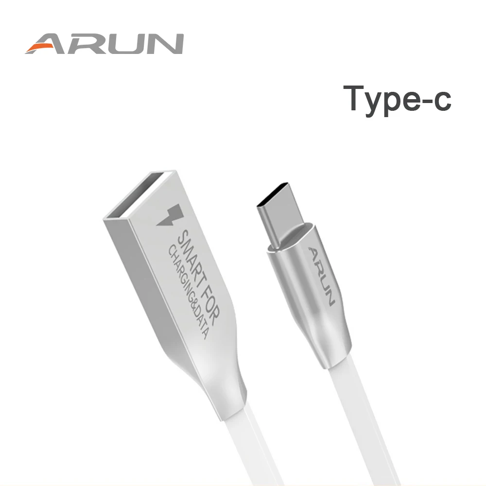 Фото ARUN портативный кабель type C R4 для Xiaomi Mi6 Mi5 MiA1 зарядный мобильного телефона быстрая