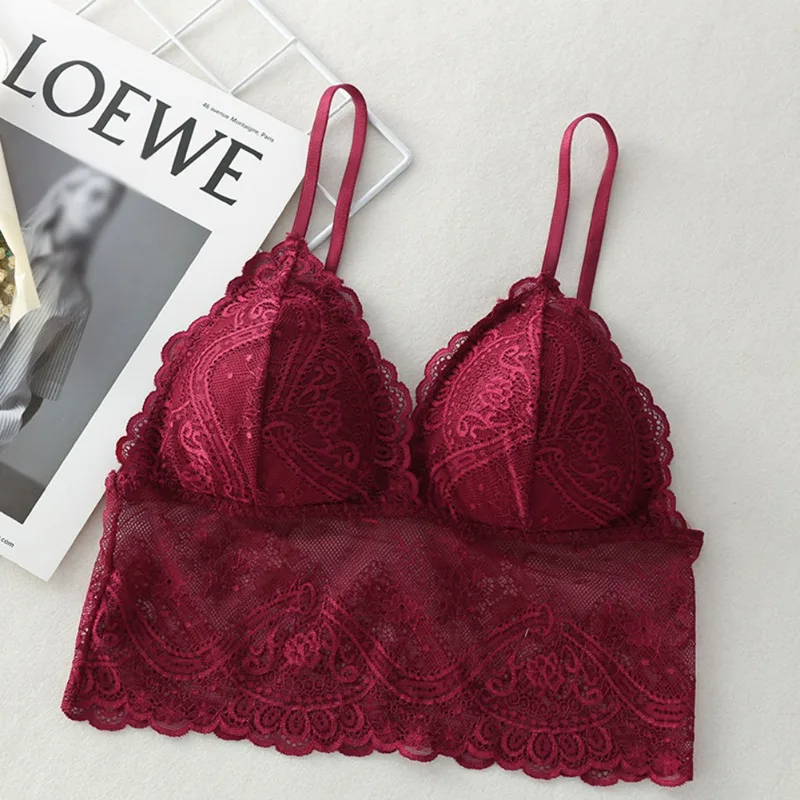 Women Sexy Push Up Bra Lace Camis Wireless Seamless Padded Underwear Embroidered Tube Top
Women Sexy Push Up Bra Lace Camis Wireless Seamless Padded Underwear Embroidered Tube Top