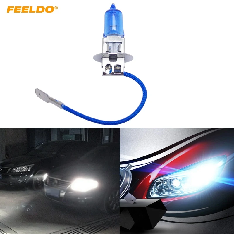FEELDO 50Pcs Car H3 100W 12V White Car Fog Lights Halogen Bulb Headlights Lamp Car Light Source Parking #MX2028
FEELDO 50Pcs Car H3 100W 12V White Car Fog Lights Halogen Bulb Headlights Lamp Car Light Source Parking #MX2028