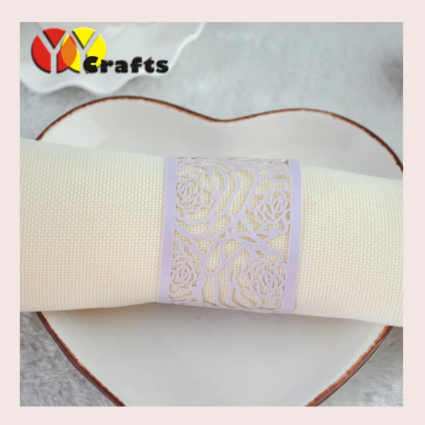 Purple paper napkin ring for weddings decorative party and wedding dinner decoration with romantic rose design free shipping
Purple paper napkin ring for weddings decorative party and wedding dinner decoration with romantic rose design free shipping