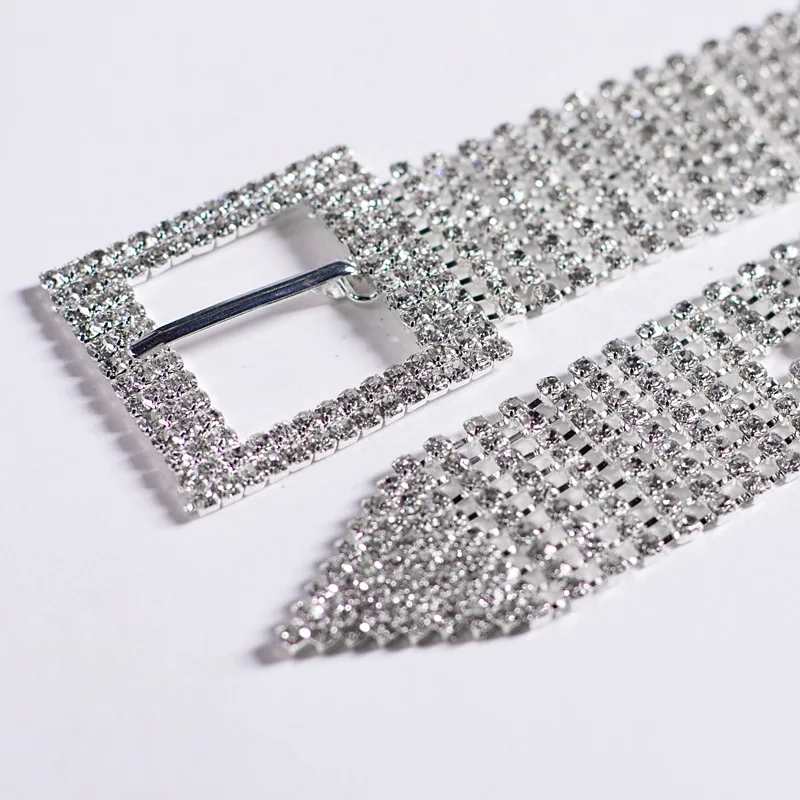 Hot Popular Runway Women New Trend Top Quality Handmade Diamonds Fashion Belts Waist Lady Metal Crystal Chain Belts Accessories
Hot Popular Runway Women New Trend Top Quality Handmade Diamonds Fashion Belts Waist Lady Metal Crystal Chain Belts Accessories