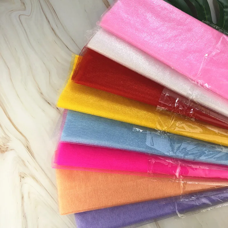 5M 10M Sheer Crystal Organza Tulle Roll Fabric for Birthday Wedding Party Decoration Baby Shower Organza Chair Sashes Width 48cm
5M 10M Sheer Crystal Organza Tulle Roll Fabric for Birthday Wedding Party Decoration Baby Shower Organza Chair Sashes Width 48cm