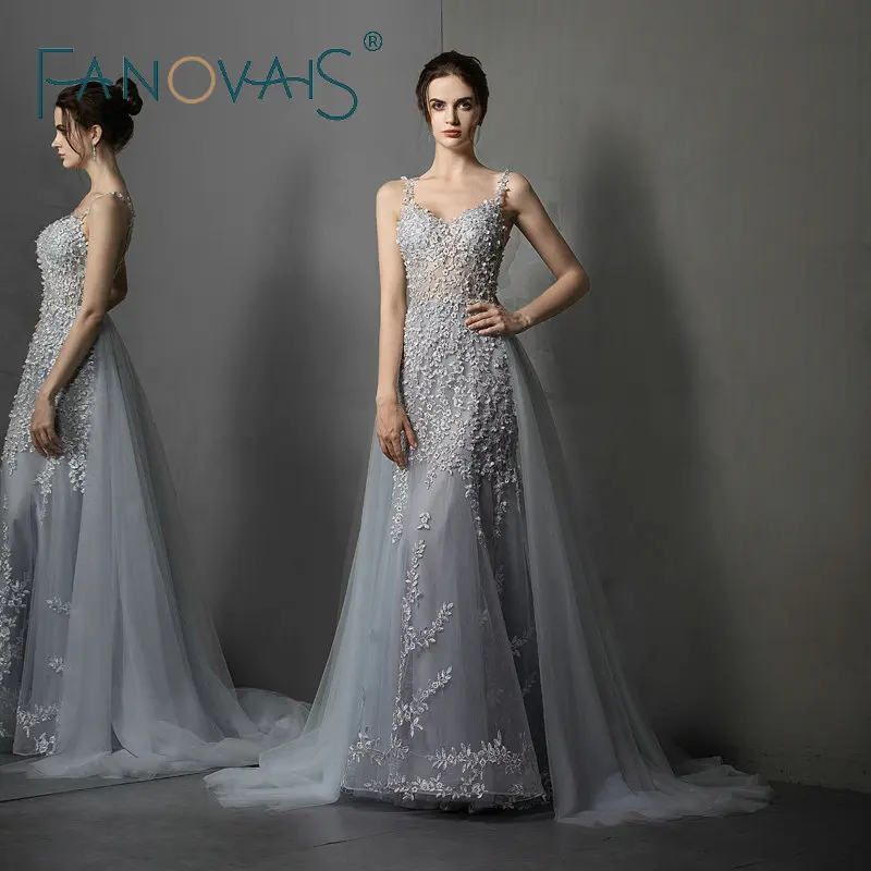 "Серые вечерние платья со съемным поездом платье выпускного вечера vestidos de fiesta de noche Robe de Soiree 2019 abendkleider "
"Серые вечерние платья со съемным поездом платье выпускного вечера vestidos de fiesta de noche Robe de Soiree 2019 abendkleider "