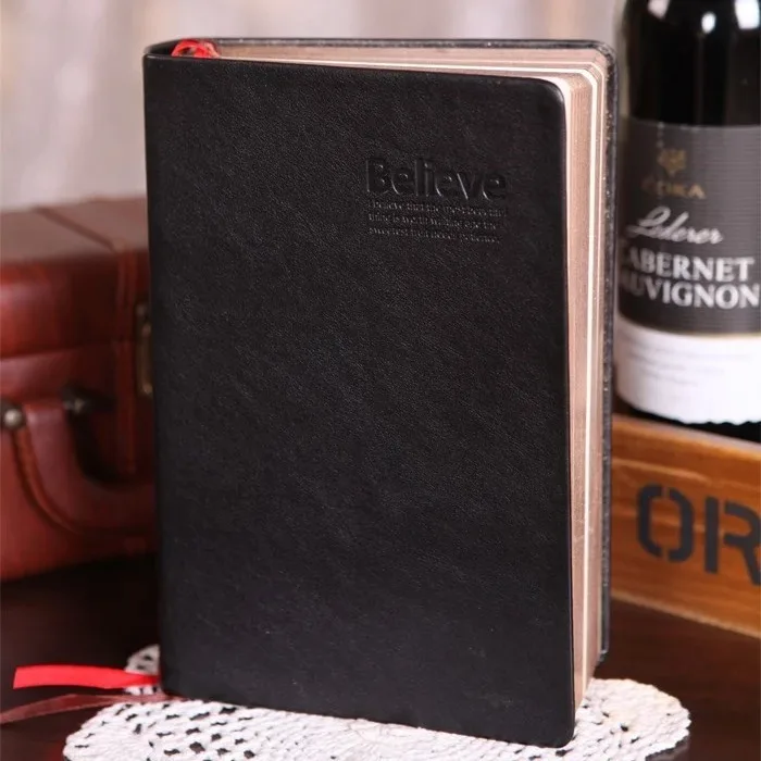 "Big Believe" Diary Notebook Luxury Faux Leather Blank Papers Vintage Journal Business Book Statioinery Gift
"Big Believe" Diary Notebook Luxury Faux Leather Blank Papers Vintage Journal Business Book Statioinery Gift