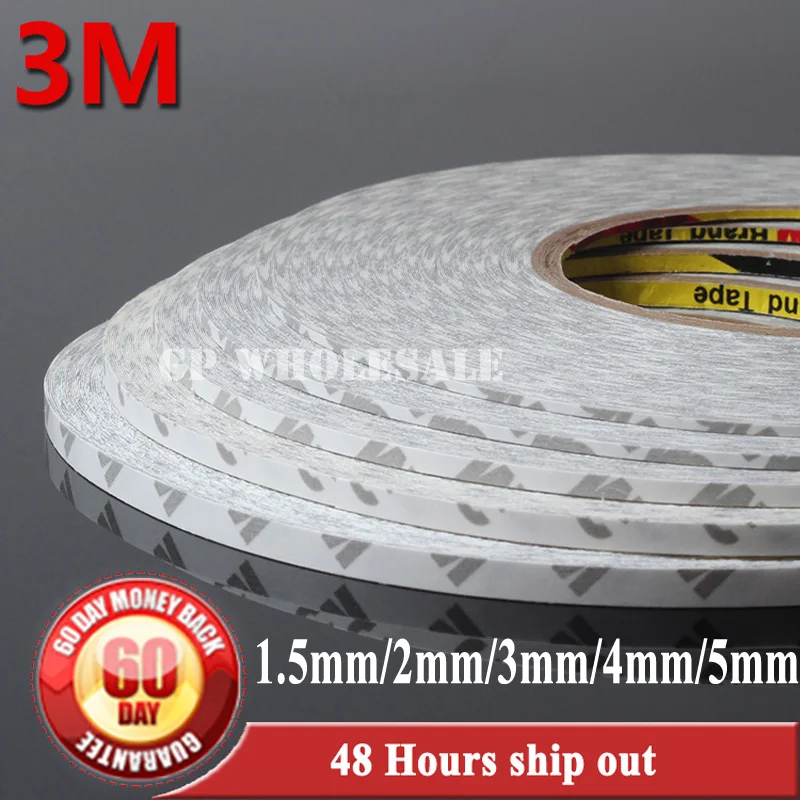 3M 9080 1.5mm/2mm/3mm/4mm/5mm* 50M Original 3M9080 Two Sides Adhesive Tape Use for Phone Tablet Frame LCD Touch Screen Display
3M 9080 1.5mm/2mm/3mm/4mm/5mm* 50M Original 3M9080 Two Sides Adhesive Tape Use for Phone Tablet Frame LCD Touch Screen Display