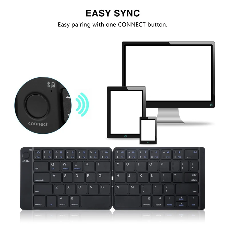 AVATTO Иврит/Английский классический кожаный чехол Портативный и складной Bluetooth