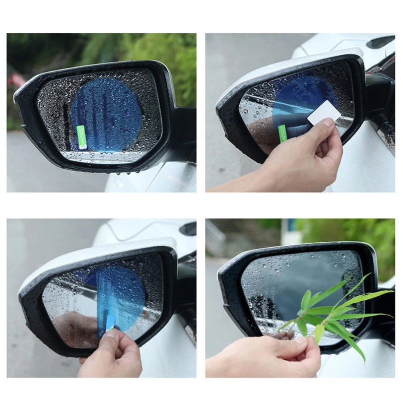 4Pcs Car Anti Fog Waterproof Film Rearview Mirror Sticker Transparent Window Protective Rainproof Films
4Pcs Car Anti Fog Waterproof Film Rearview Mirror Sticker Transparent Window Protective Rainproof Films