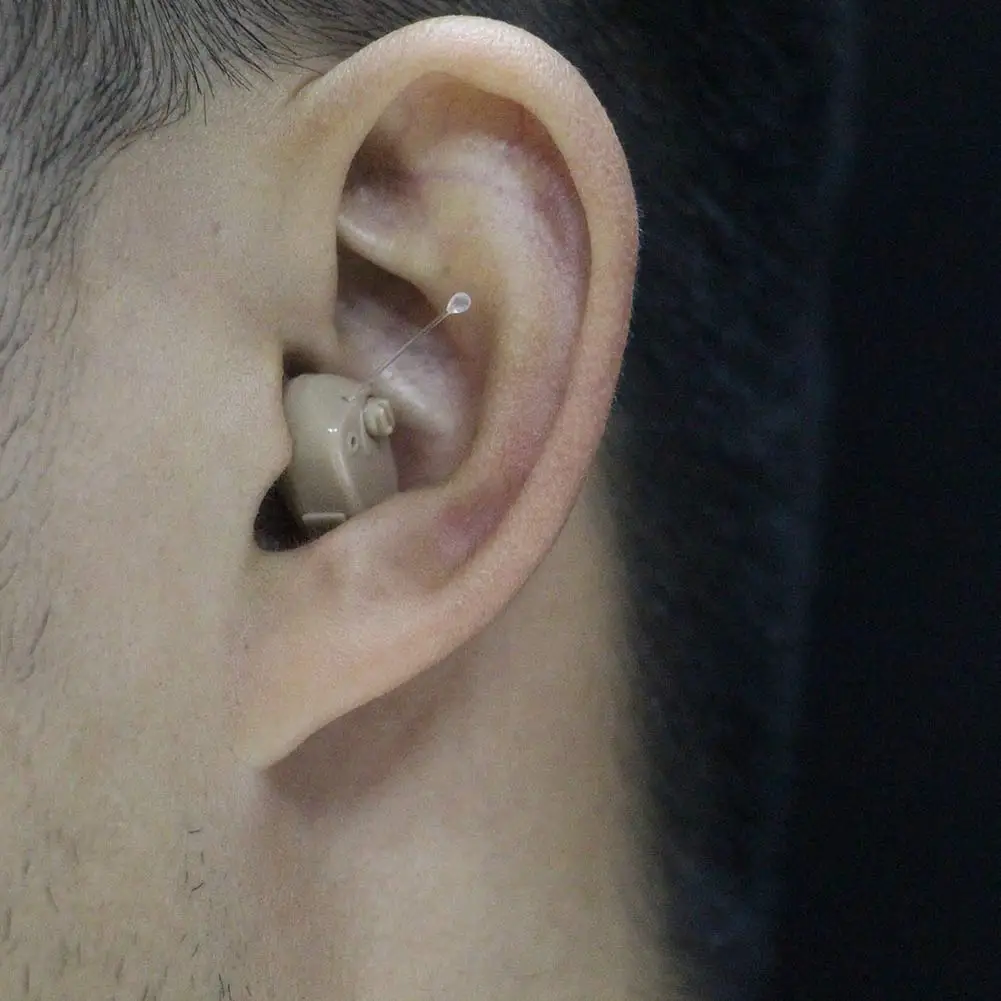Слуховой аппарат чистый цифровой звуковой усилитель Регулируемый тон мини ушное