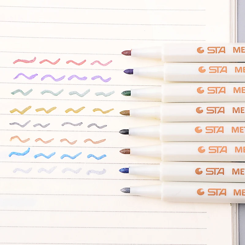 10 pcs/lot STA Metal Pen Paint Pen 1mm DIY Creative Watercolor Gel Pen for Black Board Photo Album Home Decoration Scrapbooking
10 pcs/lot STA Metal Pen Paint Pen 1mm DIY Creative Watercolor Gel Pen for Black Board Photo Album Home Decoration Scrapbooking