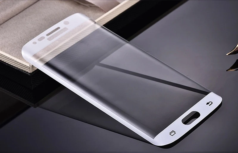 Изогнутое закаленное стекло с полным покрытием для Samsung Galaxy S6 edge защита экрана