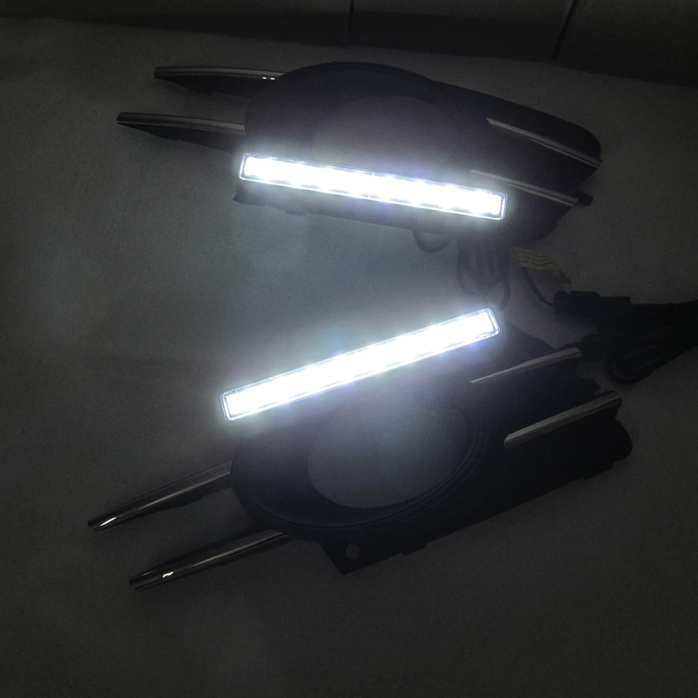 ECAHAYAKU Car Styling LED DRL LED Daytime Running Light replace Fog Lamp Cover for Volkswagen Bora 2013 2014 2015 12V Day Lights
ECAHAYAKU Car Styling LED DRL LED Daytime Running Light replace Fog Lamp Cover for Volkswagen Bora 2013 2014 2015 12V Day Lights