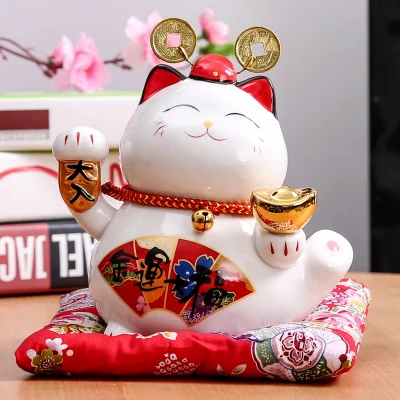 NEW Gold shaking hand Lucky cat ornaments large genuine blessing shop opened in Japan creative gift Lucky cat
NEW Gold shaking hand Lucky cat ornaments large genuine blessing shop opened in Japan creative gift Lucky cat