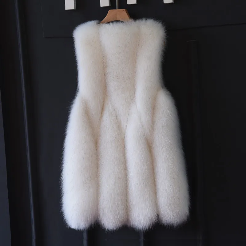 Phalinovic Women Winter Faux Faux Fur Gilet Long Vest Lady Artifical Fox Fur Waistcoat Body Warmer Sleeveless Jacket
Phalinovic Women Winter Faux Faux Fur Gilet Long Vest Lady Artifical Fox Fur Waistcoat Body Warmer Sleeveless Jacket