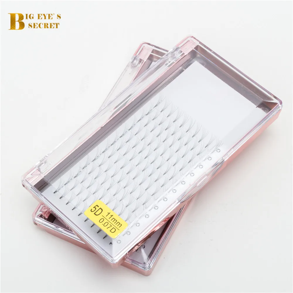 Rose Gold box 5D short Stem Premade Fans Eyelash Extension , Russian Volume Eyelash extensions with wholesale price free ship
Rose Gold box 5D short Stem Premade Fans Eyelash Extension , Russian Volume Eyelash extensions with wholesale price free ship