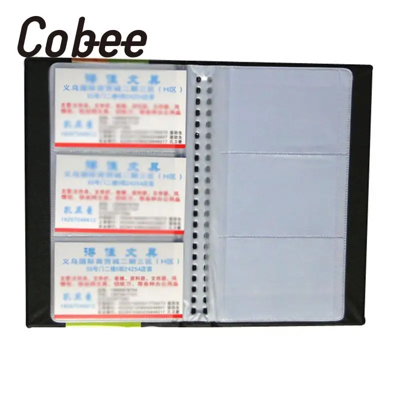 Прозрачная визитница cobee держатель для карт дорожная книга кредитная карта