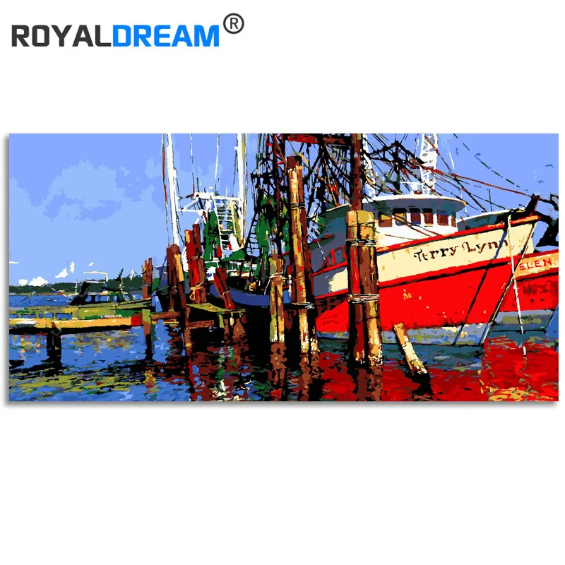ROYALDREAM пейзаж с портом, самодельная цифровая картина маслом по номерам, европейская Абстрактная Картина на холсте для гостиной, настенное ис...
ROYALDREAM пейзаж с портом, самодельная цифровая картина маслом по номерам, европейская Абстрактная Картина на холсте для гостиной, настенное ис...