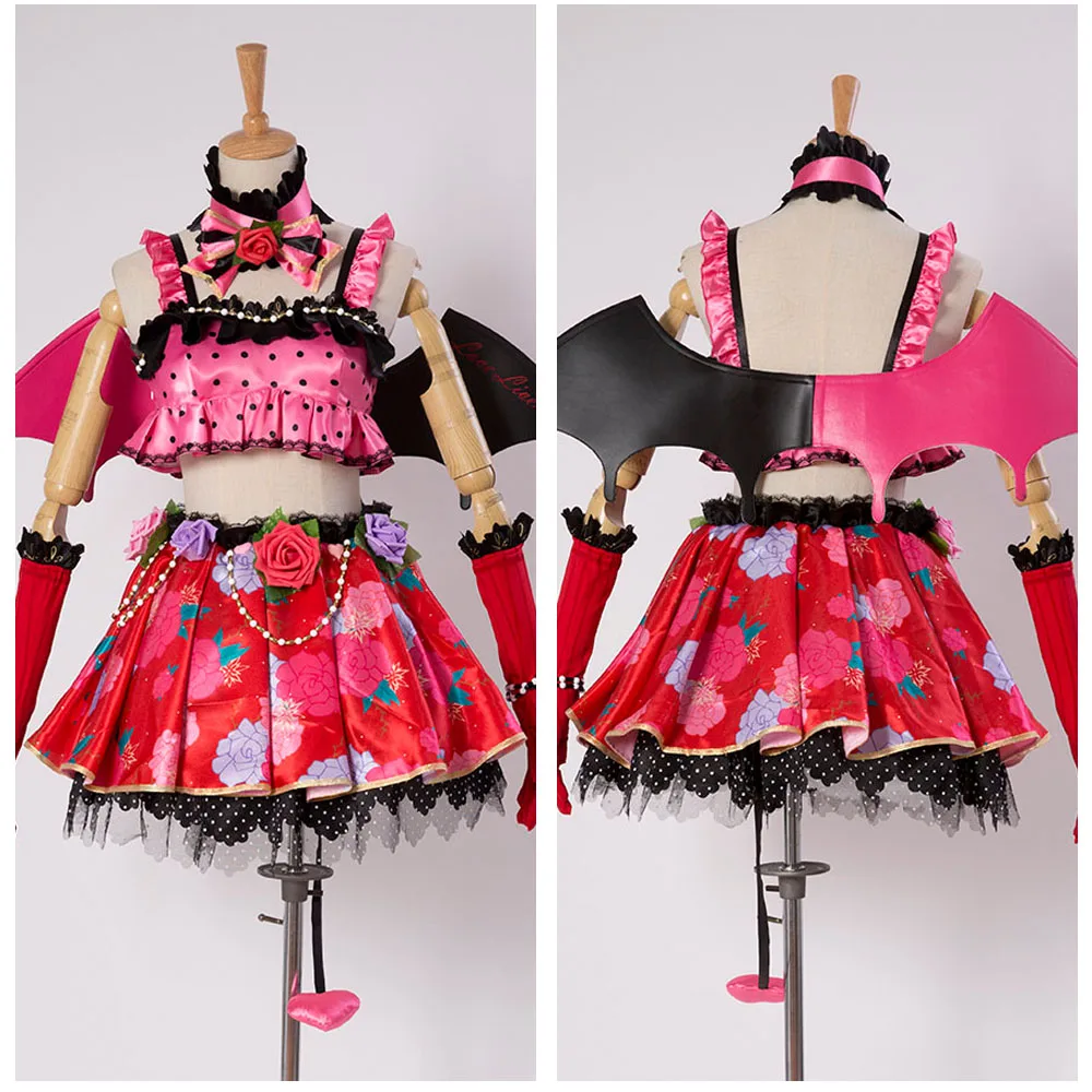 Костюм для косплея Love Live SR Hanayo Koizumi, трансформированная форма маленького демона, косплей вечерние для Хэллоуина, красивое платье для девочек
Костюм для косплея Love Live SR Hanayo Koizumi, трансформированная форма маленького демона, косплей вечерние для Хэллоуина, красивое платье для девочек