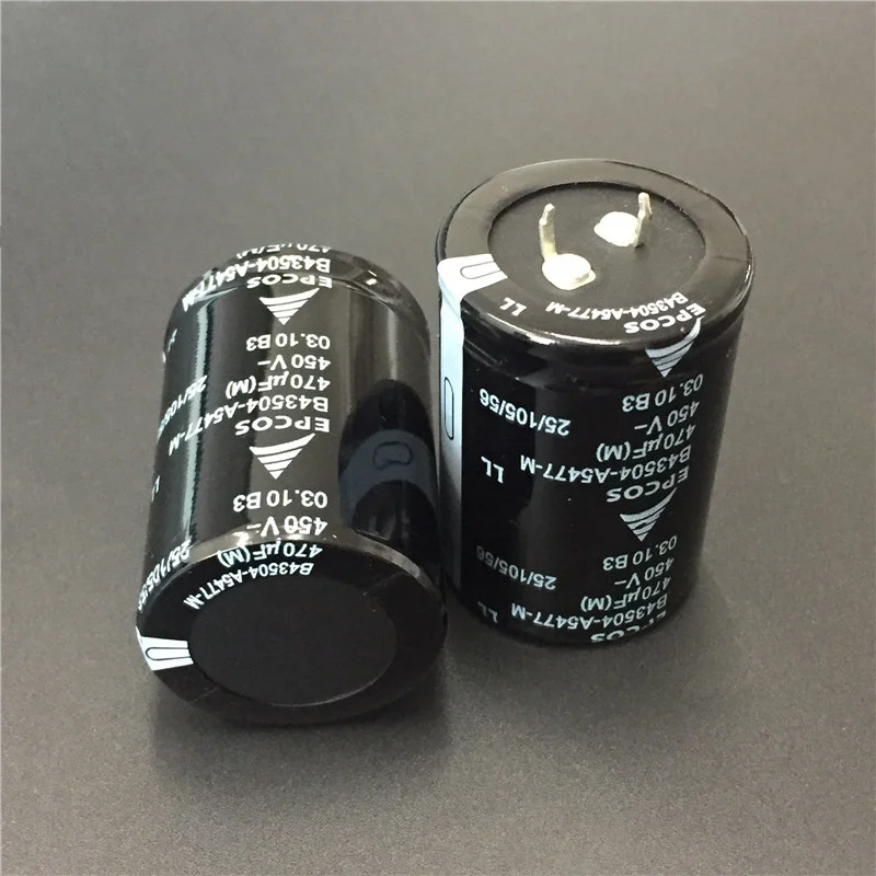10 шт. 470 мкФ 450V EPCOS B43504 серия 35x50 мм 450V470uF низкий ESR долгий срок службы PSU алюминиевый