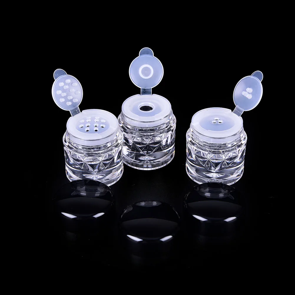 3 Styles Clear Empry Cosmetic Sifter Loose Powder Jars 1PCS Container Screw Lid DIY Bottle For Makeup Tools
3 Styles Clear Empry Cosmetic Sifter Loose Powder Jars 1PCS Container Screw Lid DIY Bottle For Makeup Tools