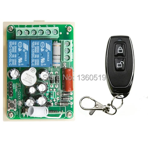 NEW 220V 2CH 10A Receiver & Transmitter RF Wireless Remote Switch teleswitch Momenrary Toggle Latched Adjustable
NEW 220V 2CH 10A Receiver & Transmitter RF Wireless Remote Switch teleswitch Momenrary Toggle Latched Adjustable