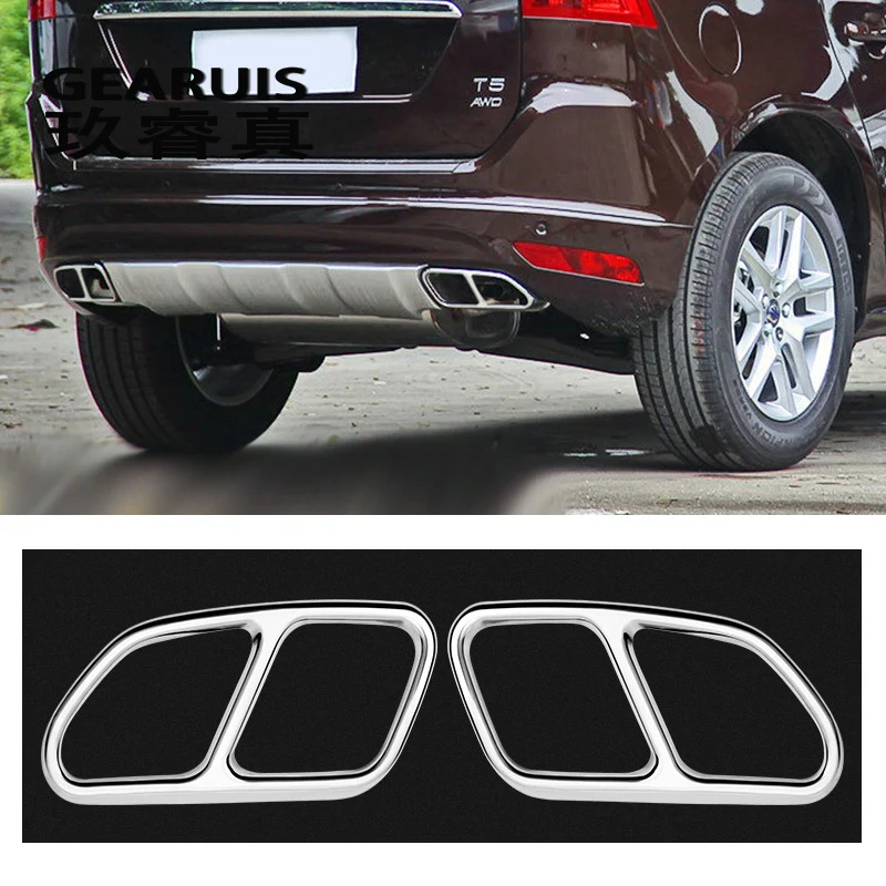 Car styling Rline Tail Throat Exhaust Pipe For Volvo XC60 2015-2017 tail pipe exhaust pipe cover muffler tip auto accessories
Car styling Rline Tail Throat Exhaust Pipe For Volvo XC60 2015-2017 tail pipe exhaust pipe cover muffler tip auto accessories