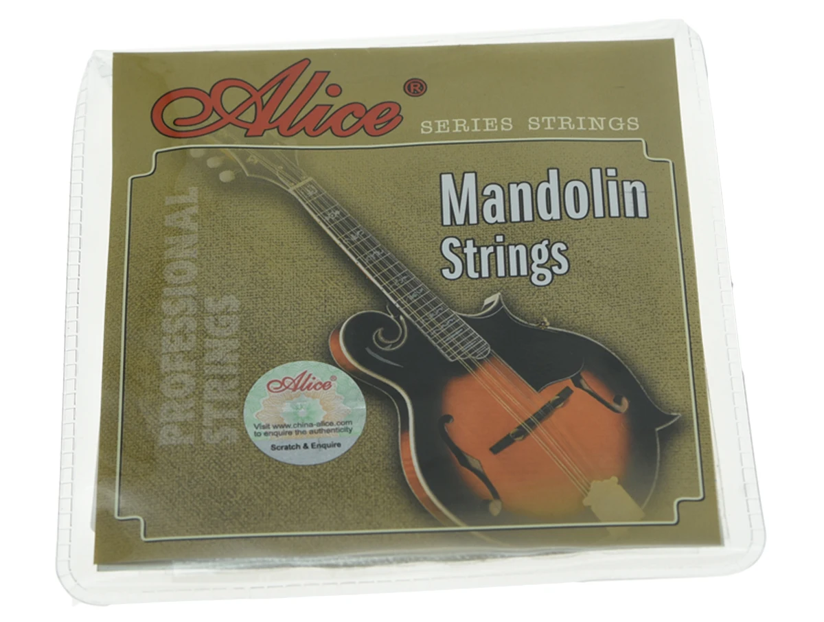 Алиса бренд покрытые стальные струны для мандолины медным сплавом|mandolin strings|steel