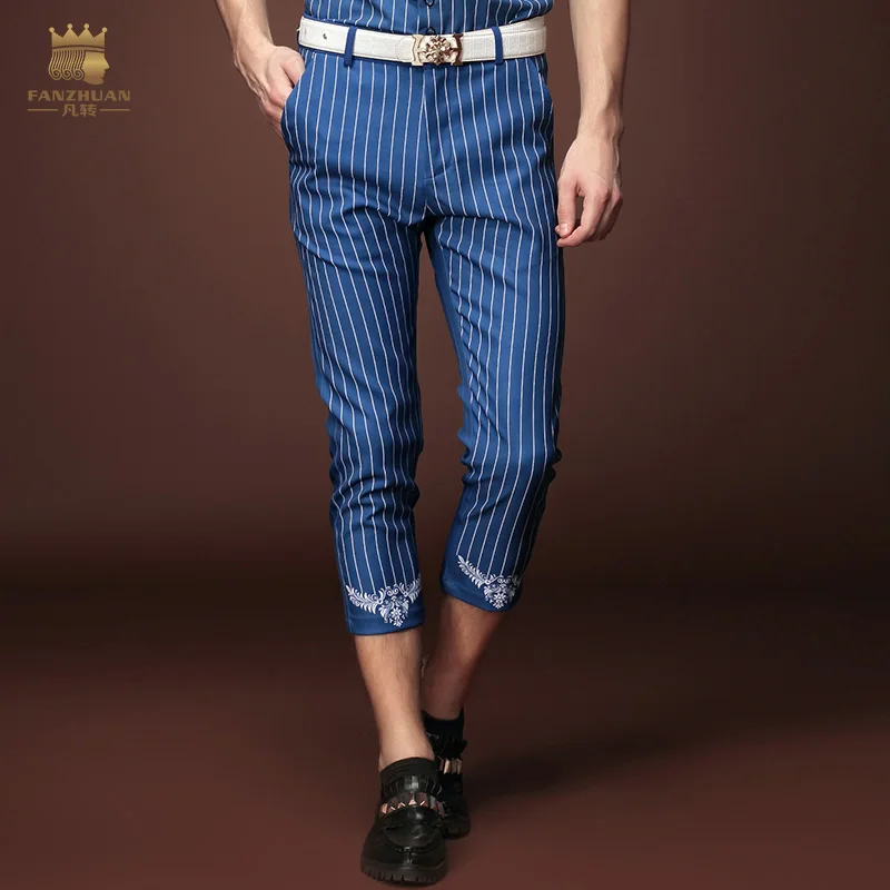 Free Shipping fashion casual Men's male New summer Men's trousers striped pants seven new stripe thin slim pants 15858 on sale
Free Shipping fashion casual Men's male New summer Men's trousers striped pants seven new stripe thin slim pants 15858 on sale
