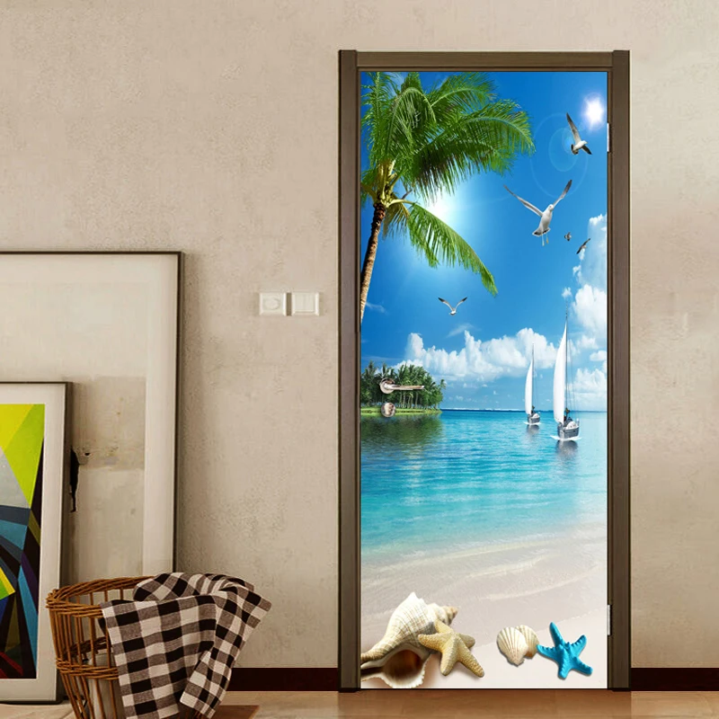 Custom Photo Wall Paper 3D Beach Sea View Wall Painting Living Room Bedroom Bathroom Door Sticker PVC Waterproof Mural Wallpaper
Custom Photo Wall Paper 3D Beach Sea View Wall Painting Living Room Bedroom Bathroom Door Sticker PVC Waterproof Mural Wallpaper