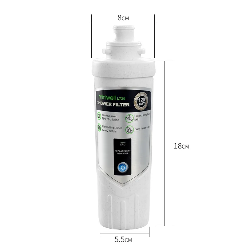 cartridge for miniwell L720 Shower water filter, remove chlorine and heavy metal
cartridge for miniwell L720 Shower water filter, remove chlorine and heavy metal