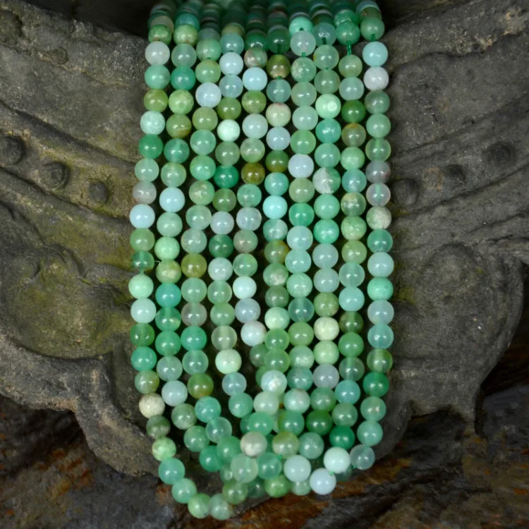 Chrysoprase round 5-7mm loose beads nature beads for making jewelry necklace 14inch FPPJ wholesale
Chrysoprase round 5-7mm loose beads nature beads for making jewelry necklace 14inch FPPJ wholesale