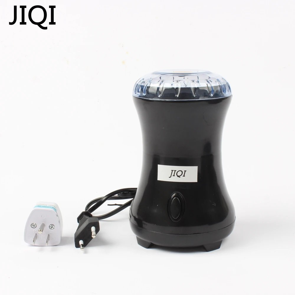 Фото JIQI электрическая кофемолка для специй с лезвиями из нержавеющей - купить