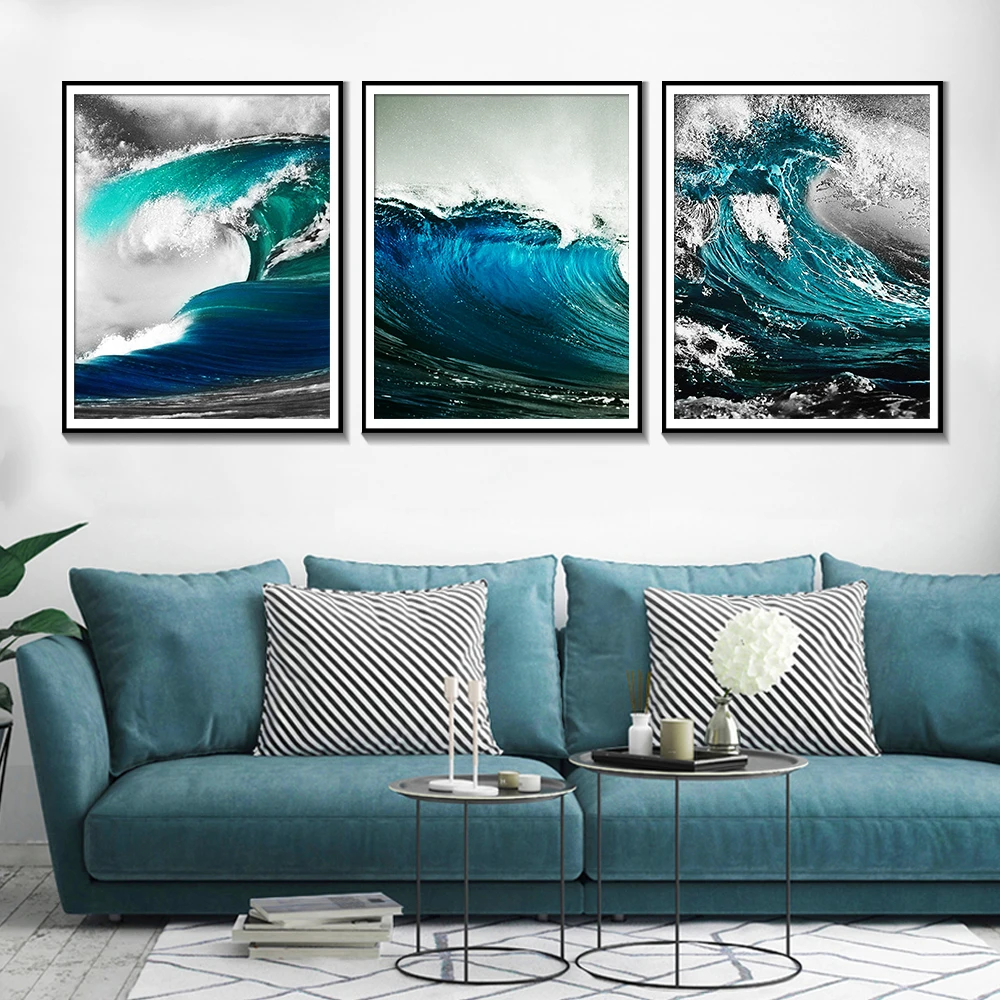 Nature Ocean Wall Art Posters And Prints Wave Home Decoration Watercolor Canvas Painting Wall Pictures For Living Room
Nature Ocean Wall Art Posters And Prints Wave Home Decoration Watercolor Canvas Painting Wall Pictures For Living Room