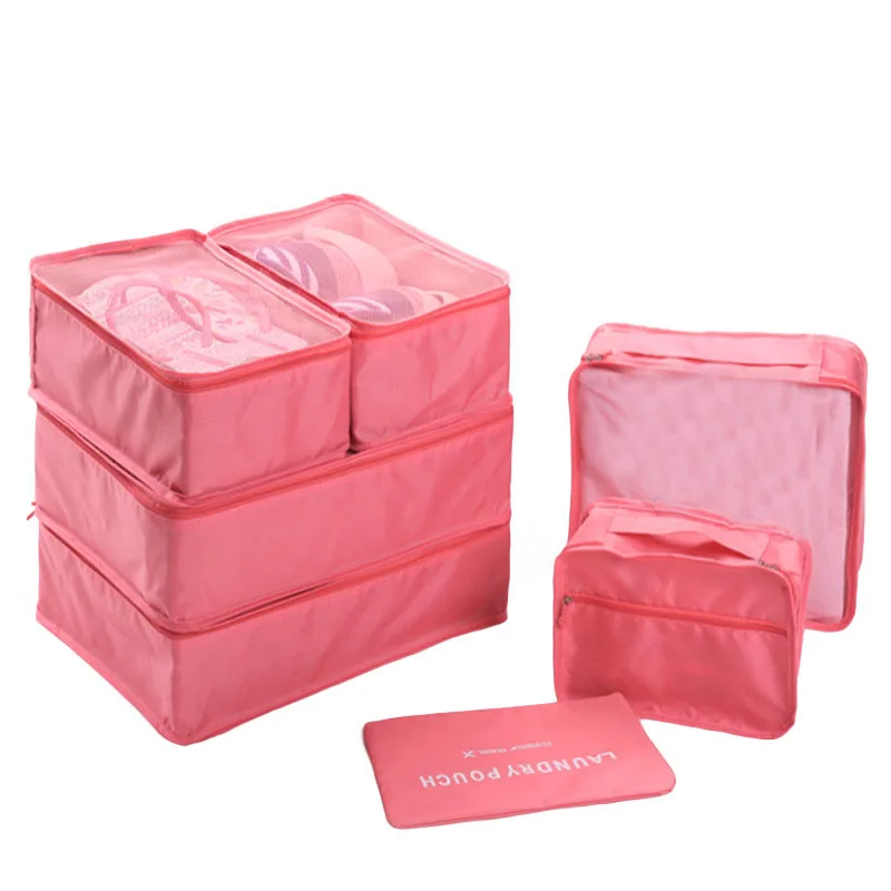 6SETS / LOT Packing Cube Travel Bag Set System Durable Large Capacity Of Bags Unisex Clothing Sorting Organize Wholesale
6SETS / LOT Packing Cube Travel Bag Set System Durable Large Capacity Of Bags Unisex Clothing Sorting Organize Wholesale