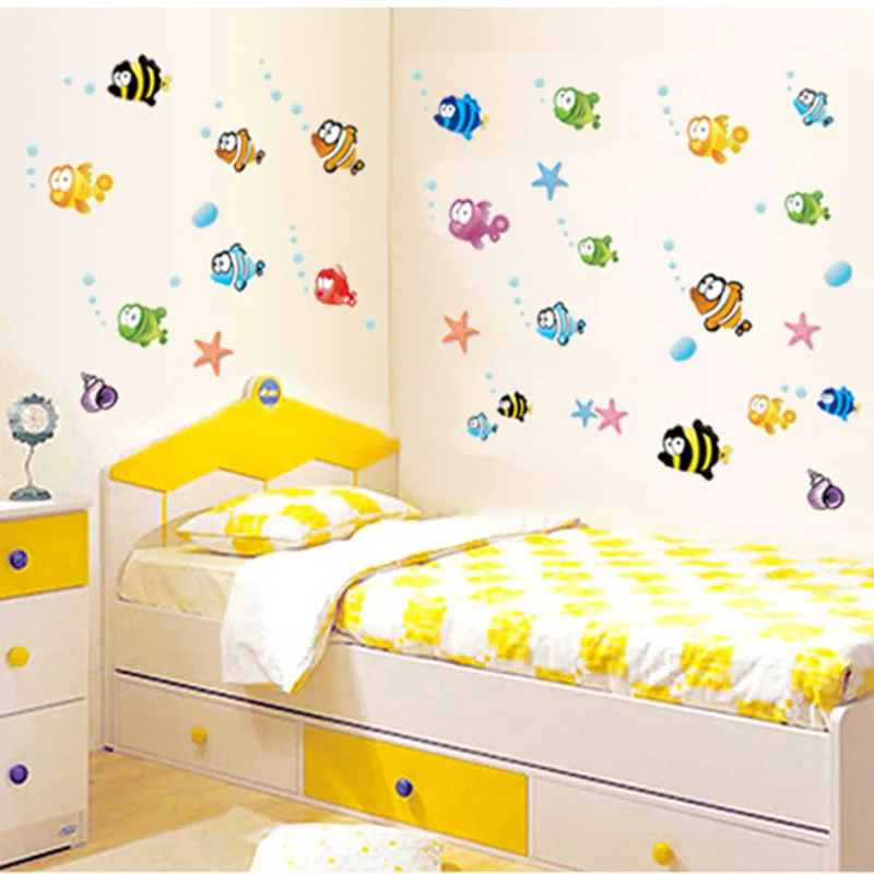 Lovely Tropical Cartoon Fish Sea Bubble Ocean World Removable Wall Sticker Washroom Baby Room Decor
Lovely Tropical Cartoon Fish Sea Bubble Ocean World Removable Wall Sticker Washroom Baby Room Decor